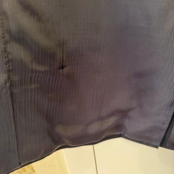 Brooks Brothers x Loro Piana Wool Brooksease Blue Blazer Coat Gold Buttons 42R - Picture 14 of 14